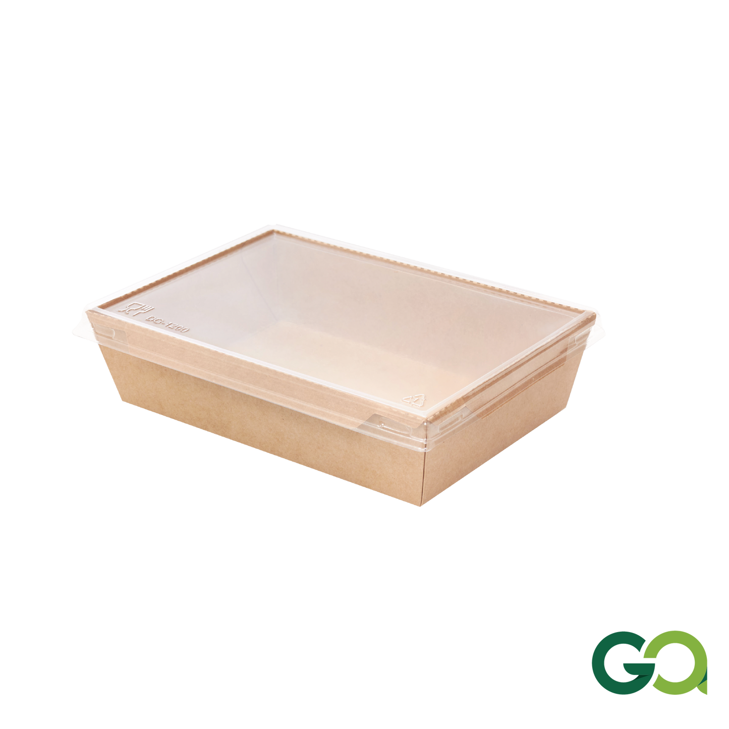 1200ml 1 COM HYBRID LUNCH BOX BR (1 carton : 200 pieces)