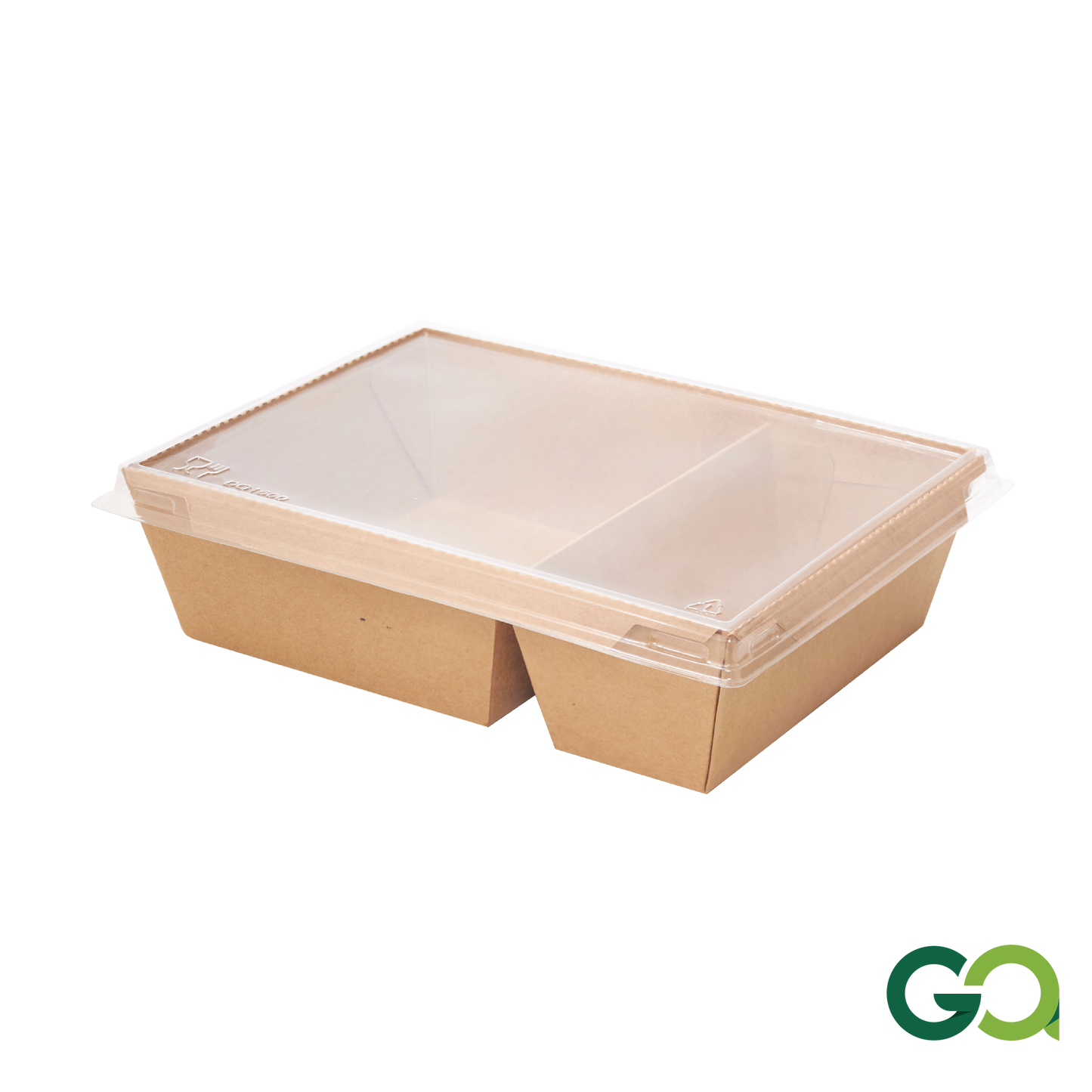 1600ml 2 COM HYBRID LUNCH BOX BR (1 carton : 200 pieces)