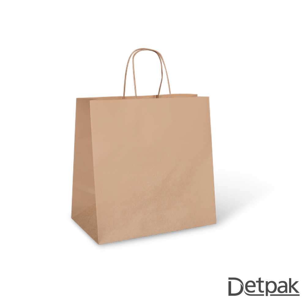 D TWIST HANDLE BAG BR (1 carton : 500 pieces)