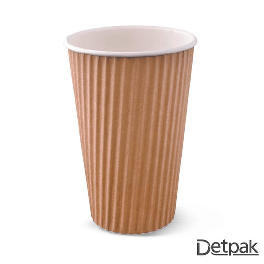 16oz RIPPLE-WRAP HOT CUP BR (1 carton : 500 pieces)