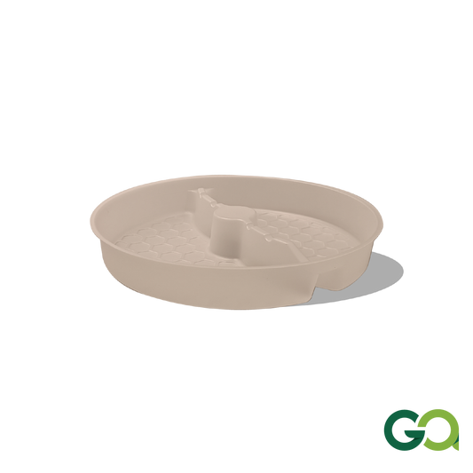 185mm INSERT 2 COMPARTMENT TRAY FOR 1100/1300/1500ml WIDE BOWL (1 carton : 300 pieces)