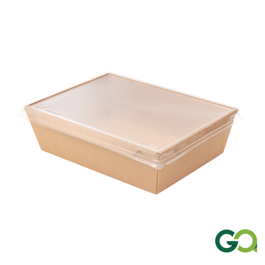 2100ml 1 COM HYBRID LUNCH BOX BR (1 carton : 200 pieces)