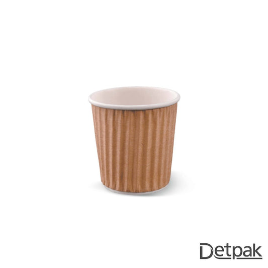 4oz ESPRESSO RIPPLE-WRAP HOT CUP BR (1 carton : 1,000 pieces)