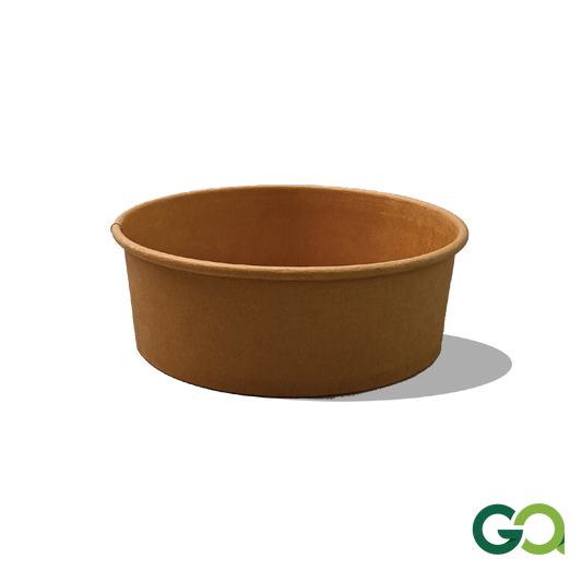500ml PAPER WIDE BOWL BR (1 carton : 300 pieces)