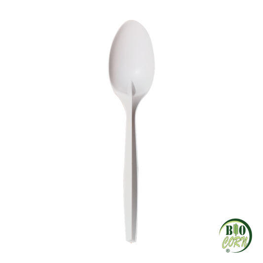 BIOCORN SPOON 7 INCH W (1 carton : 2,000 pieces)