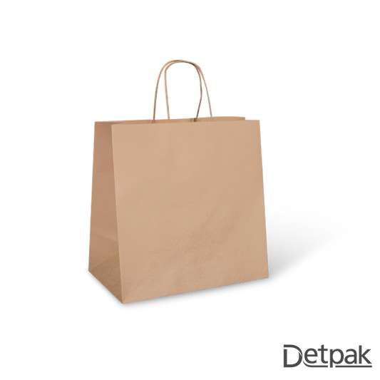 D TWIST HANDLE BAG BR (1 carton : 500 pieces)