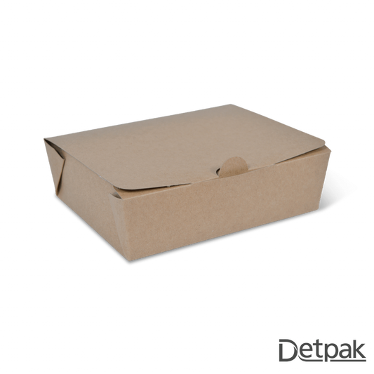 MEDIUM TAKEAWAY BOX BR (1 carton : 300 pieces)
