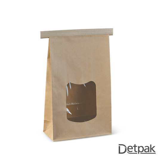 WINDOW TIN-TIE BAG LARGE BR (1 carton : 400 pieces)