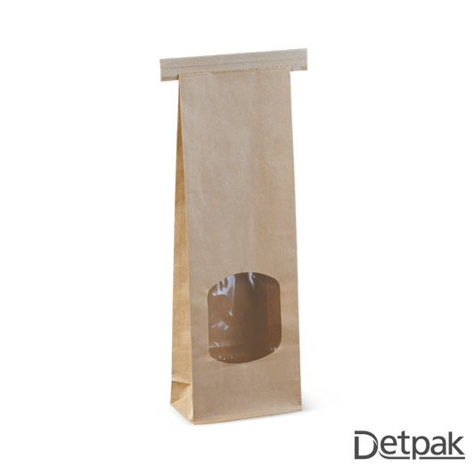 WINDOW TIN-TIE BAG SMALL BR (1 carton : 500 pieces)